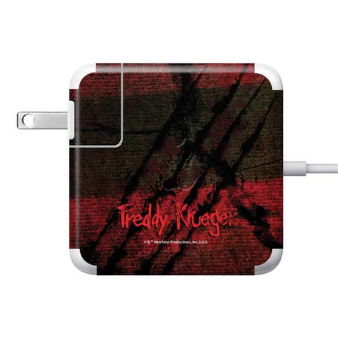 Nightmare on Elm Street Freddy Krueger Scratch 85W Power Adapter (15 and 17 inch MacBook Pro Charger) Skin