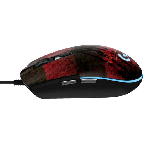Nightmare on Elm Street Freddy Krueger Scratch G203 Prodigy RGB Wired Gaming Mouse Skin