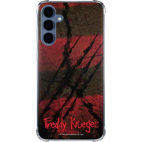 Nightmare on Elm Street Freddy Krueger Scratch Galaxy A55 5G Clear Case