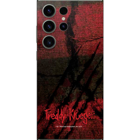 Nightmare on Elm Street Freddy Krueger Scratch Galaxy S25 Ultra Skin