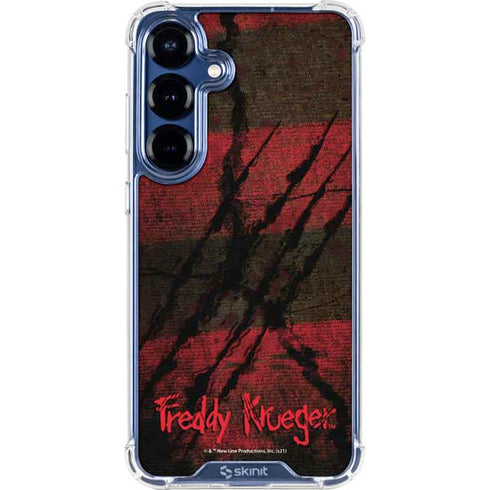 Nightmare on Elm Street Freddy Krueger Scratch Galaxy S25 FE Clear Case