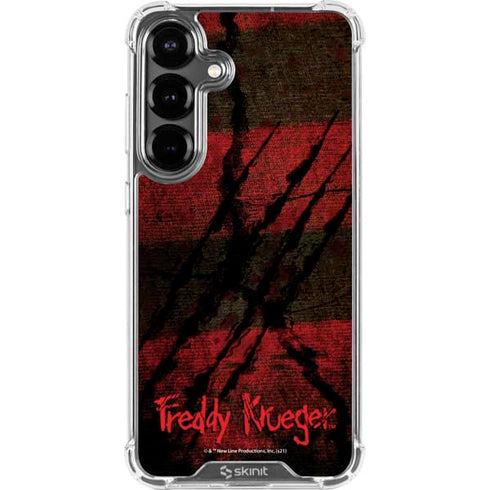 Nightmare on Elm Street Freddy Krueger Scratch Galaxy S26 Clear Case