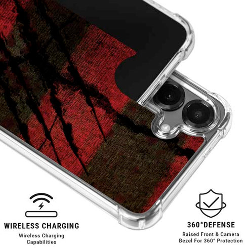 Nightmare on Elm Street Freddy Krueger Scratch Galaxy S26 Clear Case