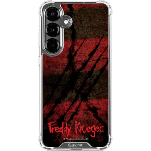 Nightmare on Elm Street Freddy Krueger Scratch Galaxy S26 Plus Clear Case