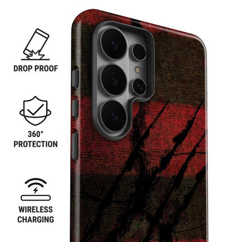 Nightmare on Elm Street Freddy Krueger Scratch Galaxy S26 Ultra Impact Case