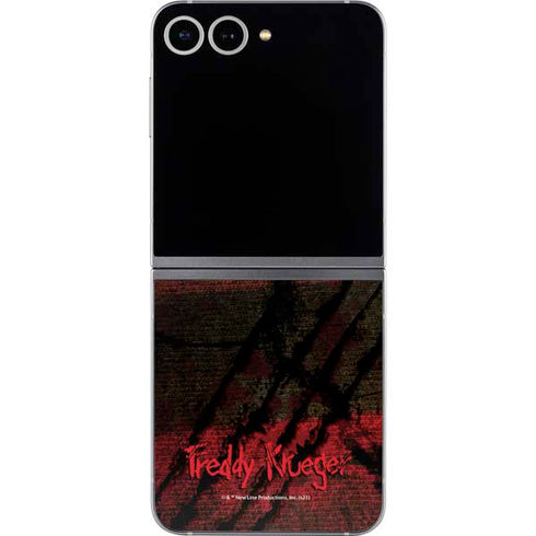 Nightmare on Elm Street Freddy Krueger Scratch Galaxy Z Flip6 Skin