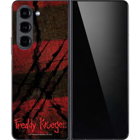 Nightmare on Elm Street Freddy Krueger Scratch Galaxy Z Fold5 5G Skin