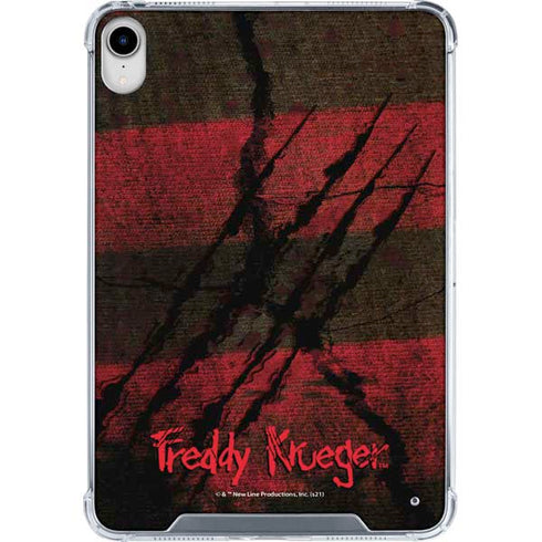 Nightmare on Elm Street Freddy Krueger Scratch iPad 11th Gen (2025) Clear Case