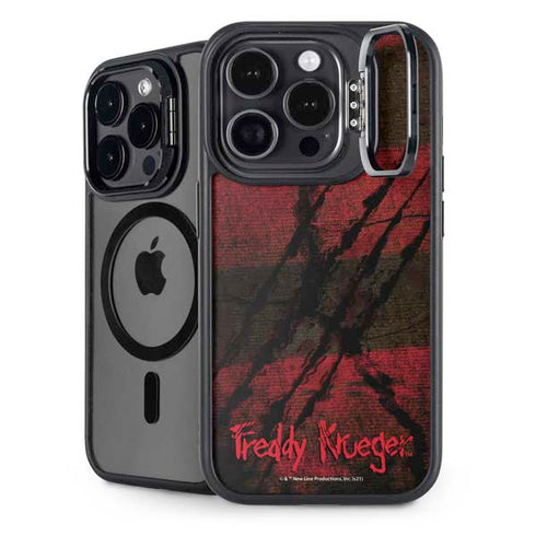 Nightmare on Elm Street Freddy Krueger Scratch iPhone 15 Pro Max Kickstand Case