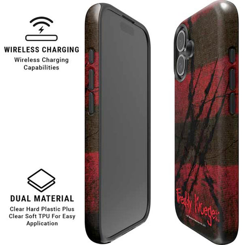 Nightmare on Elm Street Freddy Krueger Scratch iPhone 16 Magsafe Impact Case