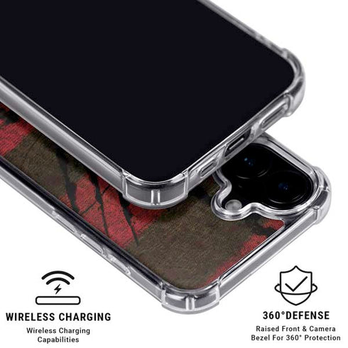Nightmare on Elm Street Freddy Krueger Scratch iPhone 16 Plus Clear Case