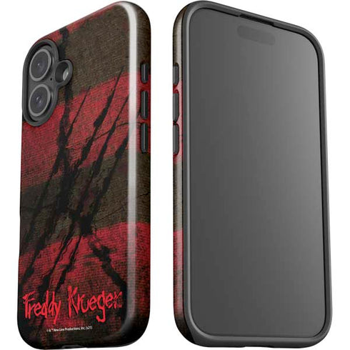 Nightmare on Elm Street Freddy Krueger Scratch iPhone 16 Plus Impact Case
