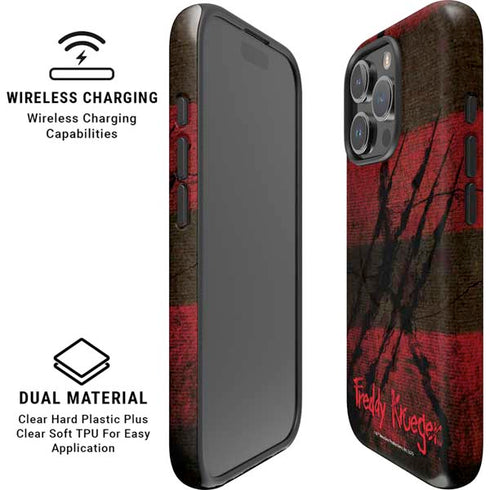 Nightmare on Elm Street Freddy Krueger Scratch iPhone 16 Pro Magsafe Impact Case