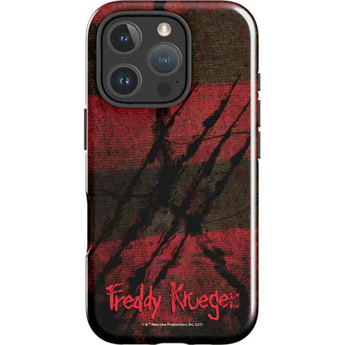 Nightmare on Elm Street Freddy Krueger Scratch iPhone 16 Pro Max Impact Case