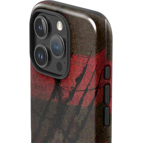 Nightmare on Elm Street Freddy Krueger Scratch iPhone 16 Pro Max Impact Case