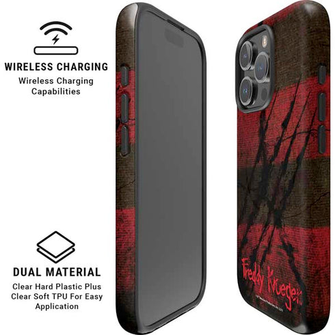 Nightmare on Elm Street Freddy Krueger Scratch iPhone 16 Pro Max Magsafe Impact Case