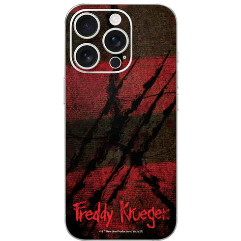 Nightmare on Elm Street Freddy Krueger Scratch iPhone 16 Pro Skin