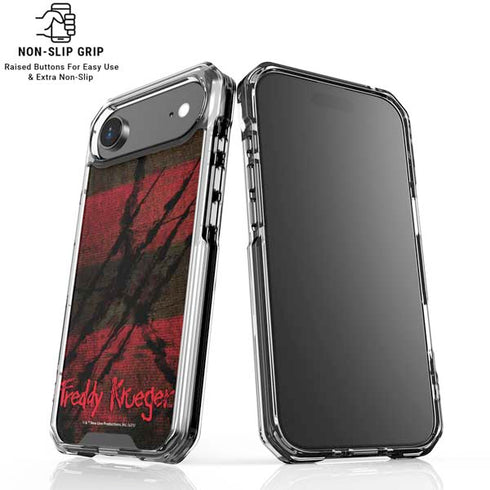 Nightmare on Elm Street Freddy Krueger Scratch iPhone 17 Air Clear Case