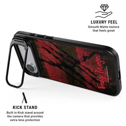 Nightmare on Elm Street Freddy Krueger Scratch iPhone 17 Air Kickstand Case