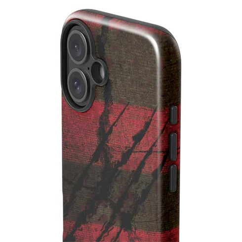 Nightmare on Elm Street Freddy Krueger Scratch iPhone 17 Impact Case