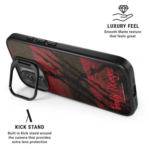 Nightmare on Elm Street Freddy Krueger Scratch iPhone 17 Kickstand Case