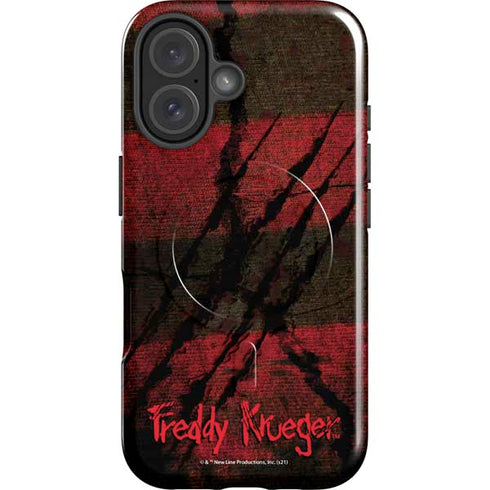 Nightmare on Elm Street Freddy Krueger Scratch iPhone 17 Magsafe Impact Case