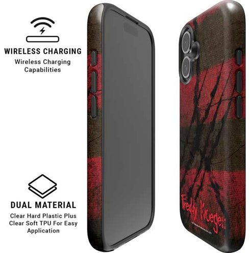 Nightmare on Elm Street Freddy Krueger Scratch iPhone 17 Magsafe Impact Case