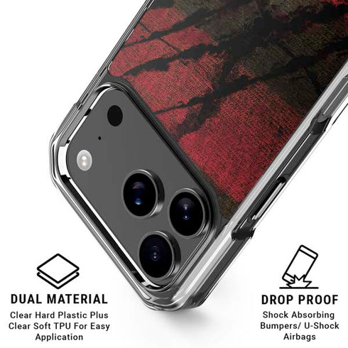 Nightmare on Elm Street Freddy Krueger Scratch iPhone 17 Pro Clear Case