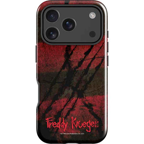 Nightmare on Elm Street Freddy Krueger Scratch iPhone 17 Pro Impact Case