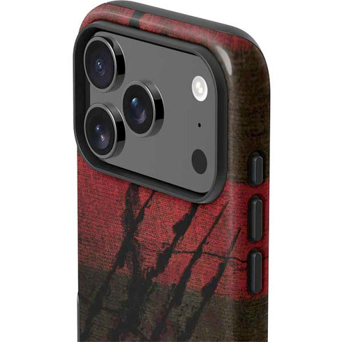 Nightmare on Elm Street Freddy Krueger Scratch iPhone 17 Pro Impact Case