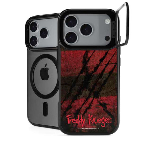 Nightmare on Elm Street Freddy Krueger Scratch iPhone 18 Pro Kickstand Case