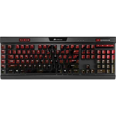 Nightmare on Elm Street Freddy Krueger Scratch K95 RGB PLATINUM Mechanical Gaming Keyboard Skin