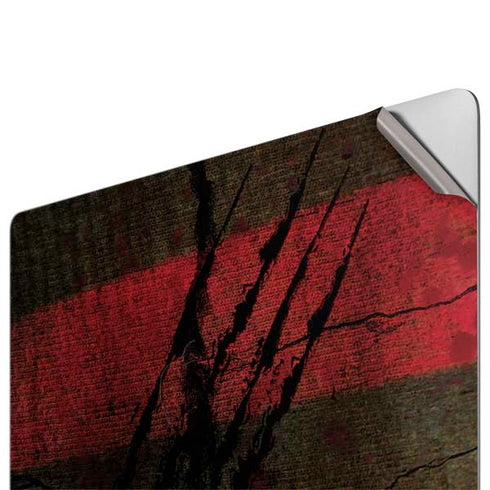 Nightmare on Elm Street Freddy Krueger Scratch Apple MacBook Pro 16-inch Skin