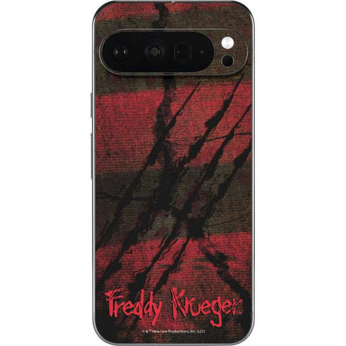 Nightmare on Elm Street Freddy Krueger Scratch Pixel 9 Pro XL Skin