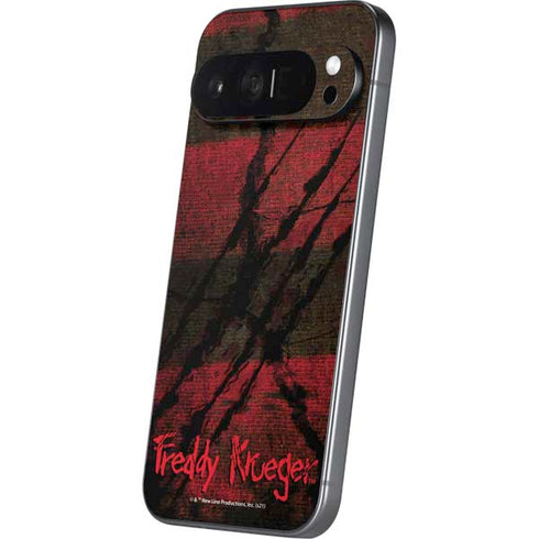 Nightmare on Elm Street Freddy Krueger Scratch Pixel 9 Pro XL Skin
