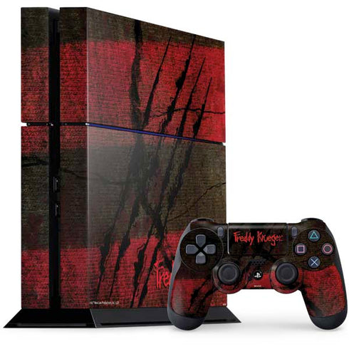 Nightmare on Elm Street Freddy Krueger Scratch PlayStation PS4 Skins