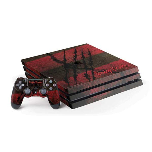Nightmare on Elm Street Freddy Krueger Scratch PlayStation PS4 Skins