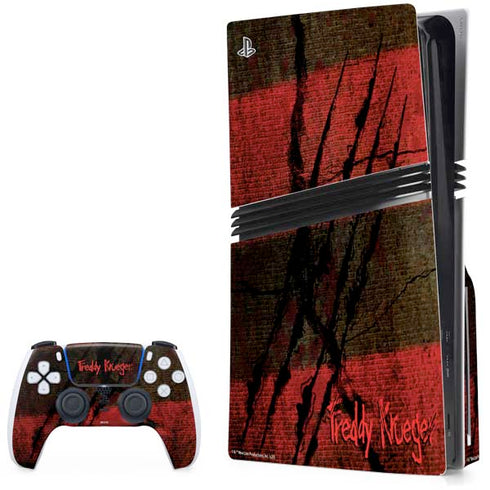 Nightmare on Elm Street Freddy Krueger Scratch PlayStation PS5 Skins
