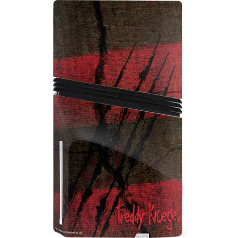 Nightmare on Elm Street Freddy Krueger Scratch PS5 Pro Disk Bundle Skin