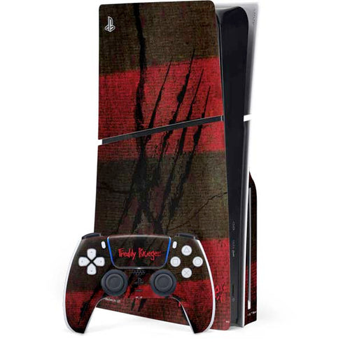 Nightmare on Elm Street Freddy Krueger Scratch PlayStation PS5 Skins