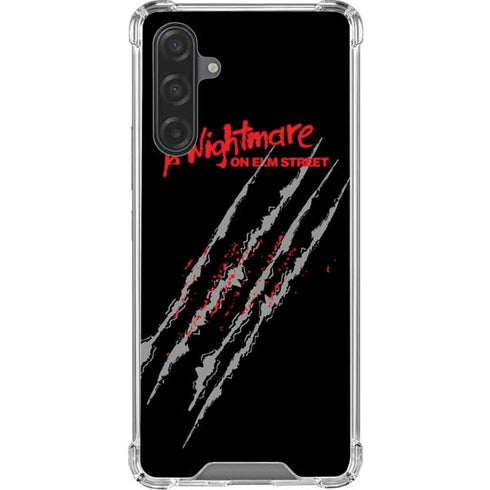 Nightmare on Elm Street Freddy Krueger Slash Galaxy A17 Clear Case