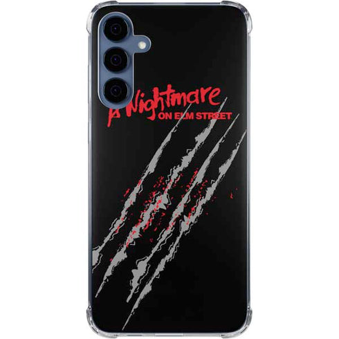 Nightmare on Elm Street Freddy Krueger Slash Galaxy A55 5G Clear Case
