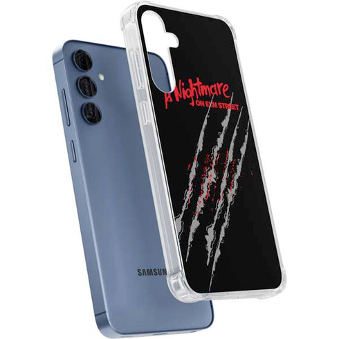 Nightmare on Elm Street Freddy Krueger Slash Galaxy A55 5G Clear Case