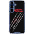 Nightmare on Elm Street Freddy Krueger Slash Galaxy S25 Clear Case