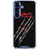 Nightmare on Elm Street Freddy Krueger Slash Galaxy S25 Plus Clear Case