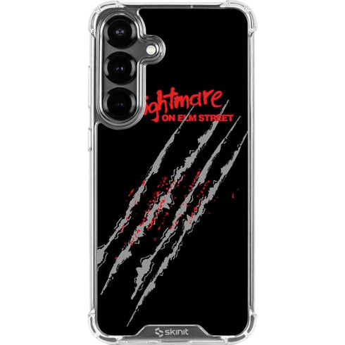 Nightmare on Elm Street Freddy Krueger Slash Galaxy S26 Clear Case