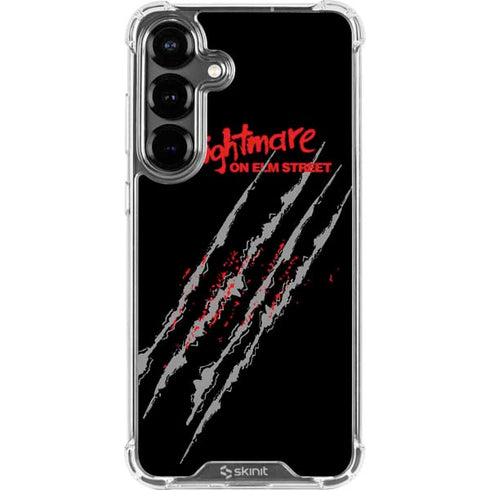 Nightmare on Elm Street Freddy Krueger Slash Galaxy S26 Plus Clear Case