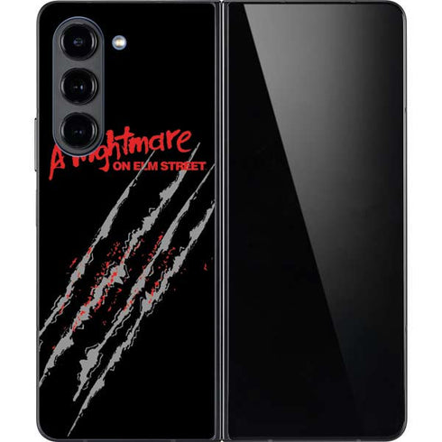 Nightmare on Elm Street Freddy Krueger Slash Galaxy Z Fold5 5G Skin