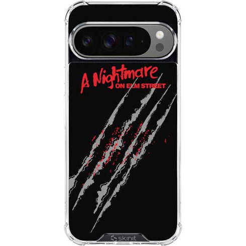 Nightmare on Elm Street Freddy Krueger Slash Google Pixel 10 Pro XL Clear Case