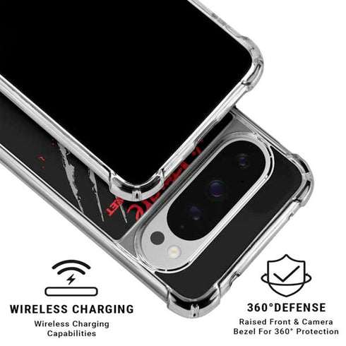 Nightmare on Elm Street Freddy Krueger Slash Google Pixel 10 Pro XL Clear Case